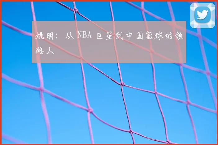 姚明:从 NBA 巨星到中国篮球的领路人
